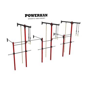 PowerKan | Estructura Media torre a pared 2