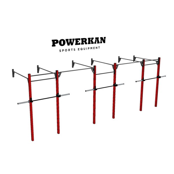 PowerKan | Estructura Sobre Pared 3 Racks