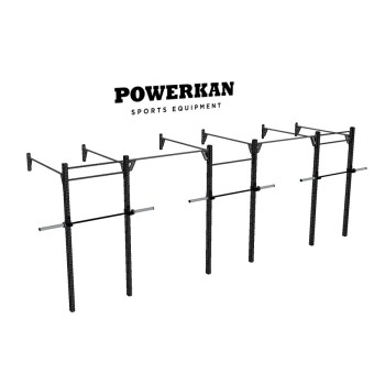 PowerKan | Estructura Sobre Pared 3 Racks 2