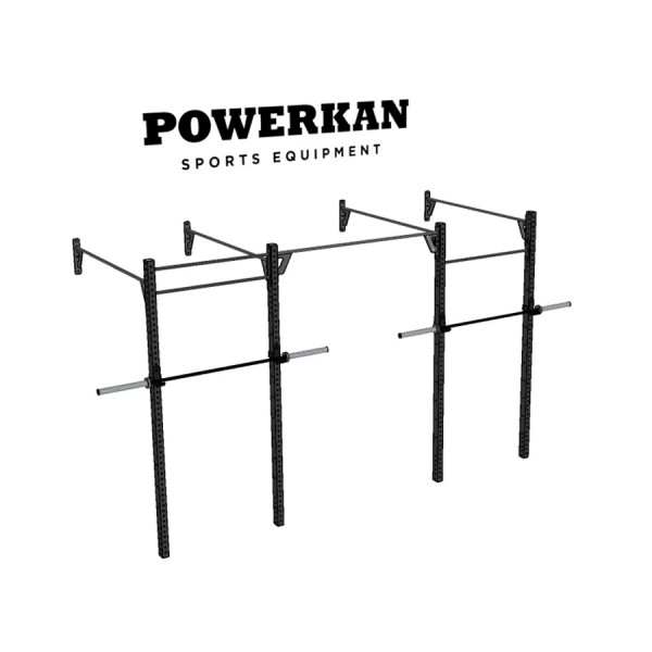 PowerKan | Estructura Sobre Pared 2 Racks PowerKan | Estructura Sobre Pared 2 Racks