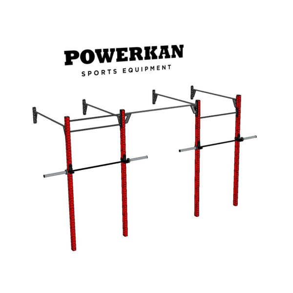 PowerKan | Estructura Sobre Pared 2 Racks