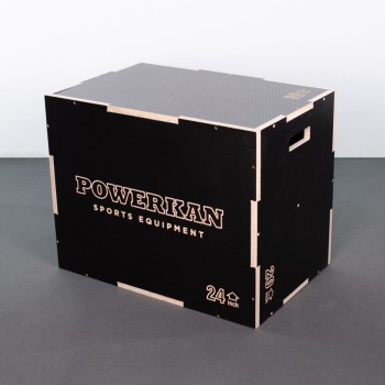 Cajón Plyo Black con tres alturas | PowerKan