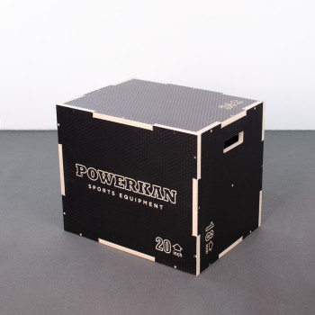 Cajón Plyo Black Mini – Compacto y estable | PowerKan