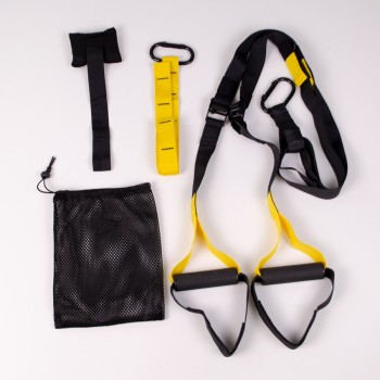 Practica suspension training con el kit de suspensión de PowerKan